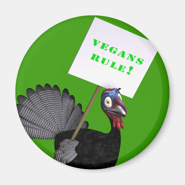 Vegans-regeln! Magnet (Framsidan)