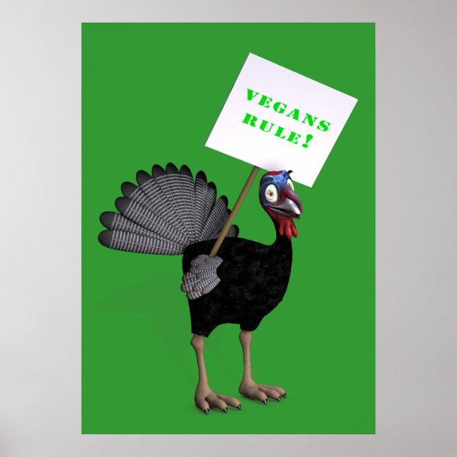 Vegans-regeln! Poster (Framsidan)