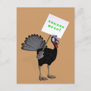 Vegans-regeln! Vykort