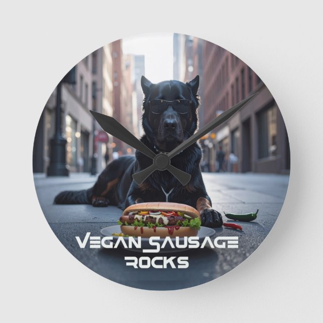 VEGANSAUSAGE ROCKS - KUL RUND KLOCKA (Framsida)