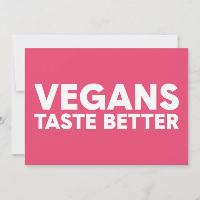 Vegansk Anledning Inbjudningar (Framsida)