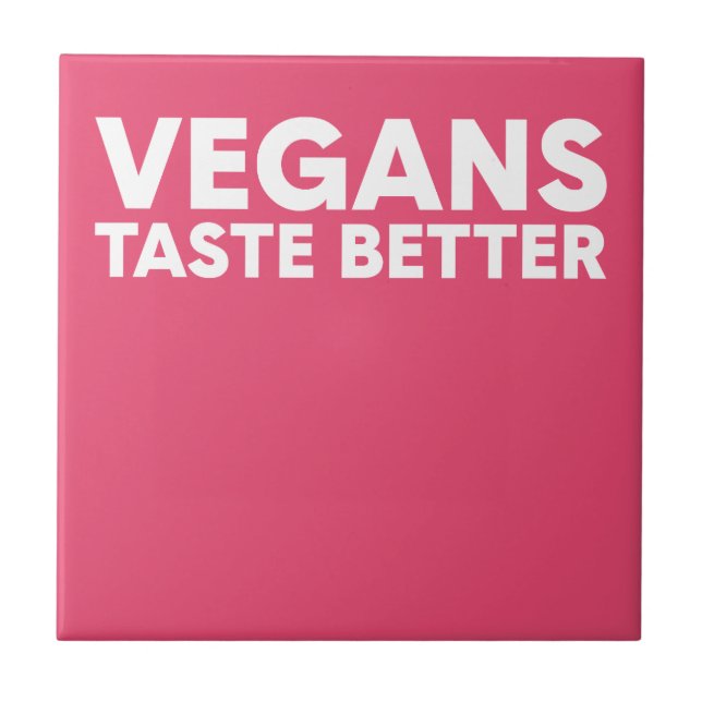 Vegansk Anledning Kakelplatta (Framsidan)