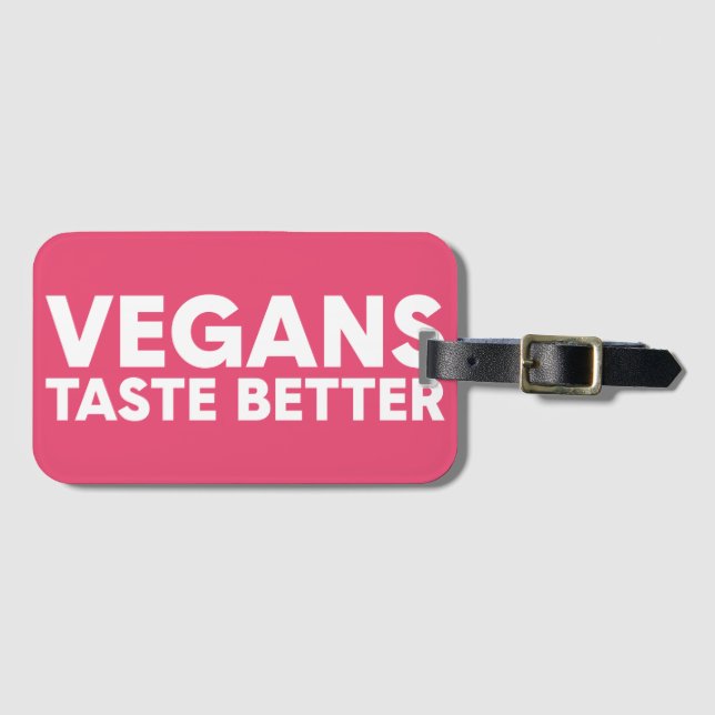 Vegansk appeal bagagebricka (Framsida horisontal)