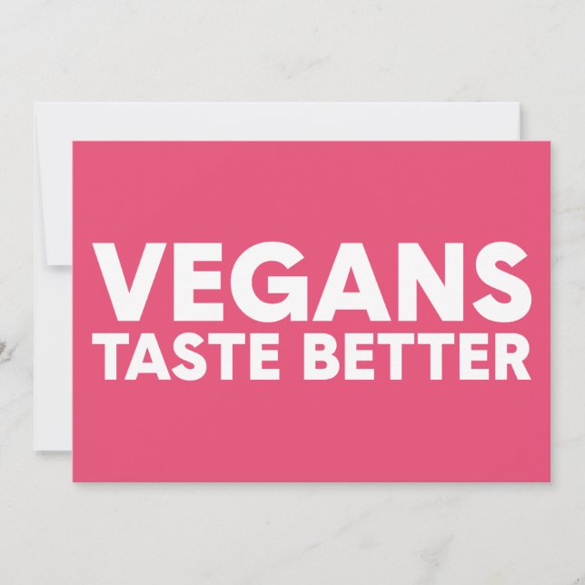 Vegansk charm inbjudningar (Framsida)