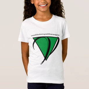 Vegansk t-shirt för flickor