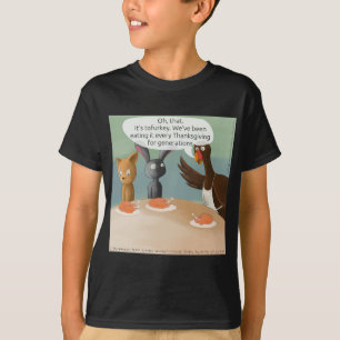Vegansk Thanksgiving Roligt Tee