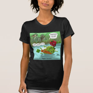 Veganska jägare Roligt T Shirt
