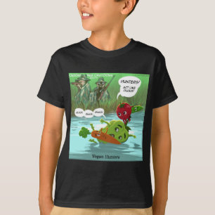 Veganska jägare Roligt Tee Shirt