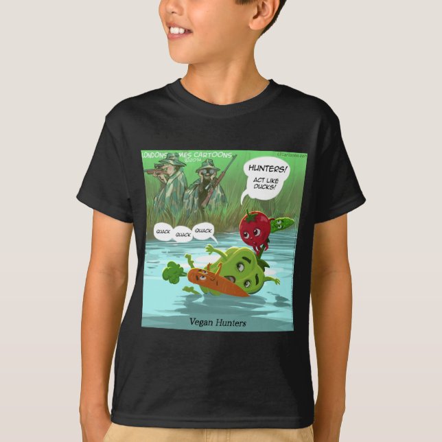 Veganska jägare Roligt Tröja (Framsida)