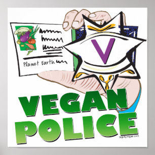 Veganska polisen poster