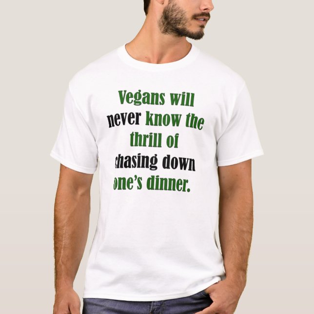 Veganspänningar Tee Shirt (Framsida)