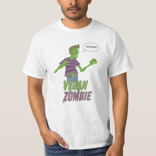VeganZombie T-shirt (Framsida)