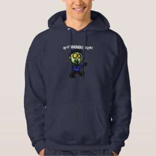 VeganZombiemörk Hoody Tröja Med Luva