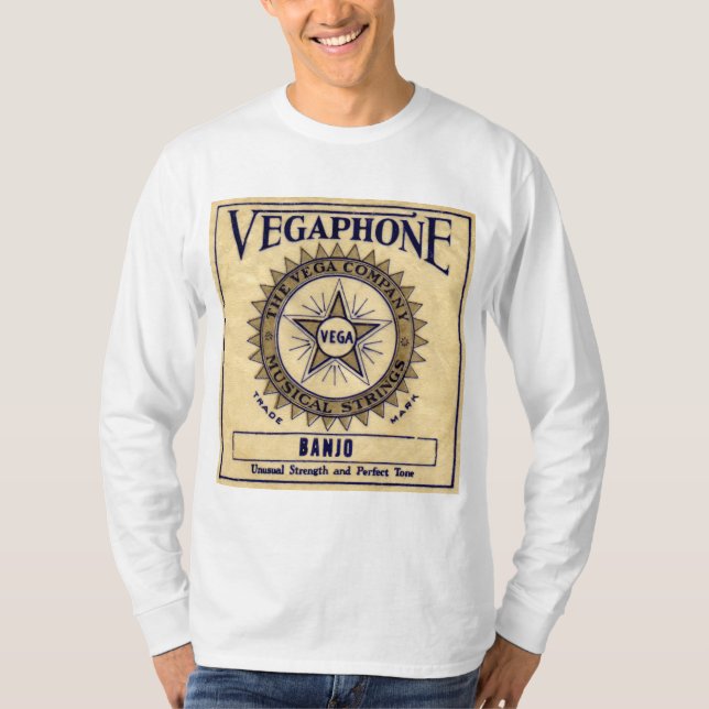 Vegaphone stränger manar den ljusa tee (Framsida)