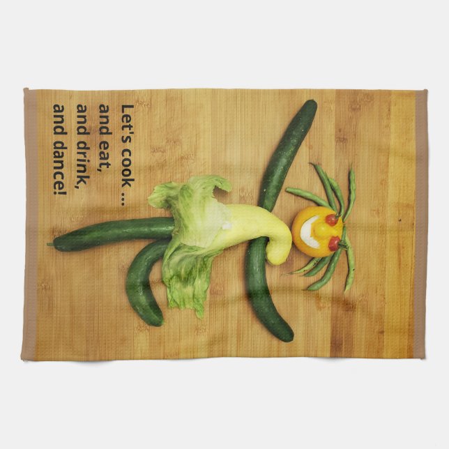 VegARTable Dancing Kitchen towel Kökshandduk (Horisontell)