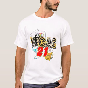 Vegas 21st födelsedag t-shirt