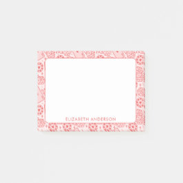 Vegas Aesthetic Rosa Personlig Casino Post-it Block