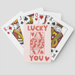 Vegas Aesthetic Rosa & Red Play Cards Gift Casinokort