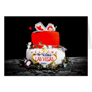 Vegas baby! hälsningskort