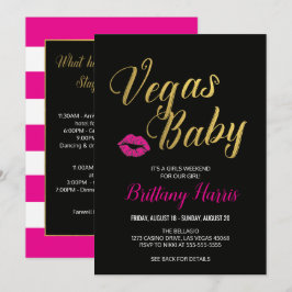 Vegas Baby-inbjudan Inbjudningar