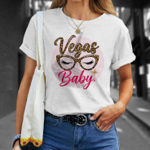 Vegas Baby Las Vegas Tjejresa T-shirt,Födelsedag
