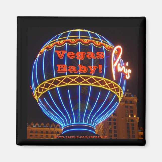 Vegas Baby! Magnet (Framsidan)
