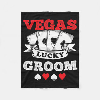 Vegas Bachelor-partiet gift i Vegas Groom Squad Fleecefilt