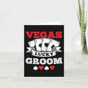 Vegas Bachelor-partiet gift i Vegas Groom Squad Kort