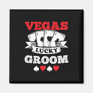 Vegas Bachelor-partiet gift i Vegas Groom Squad Magnet