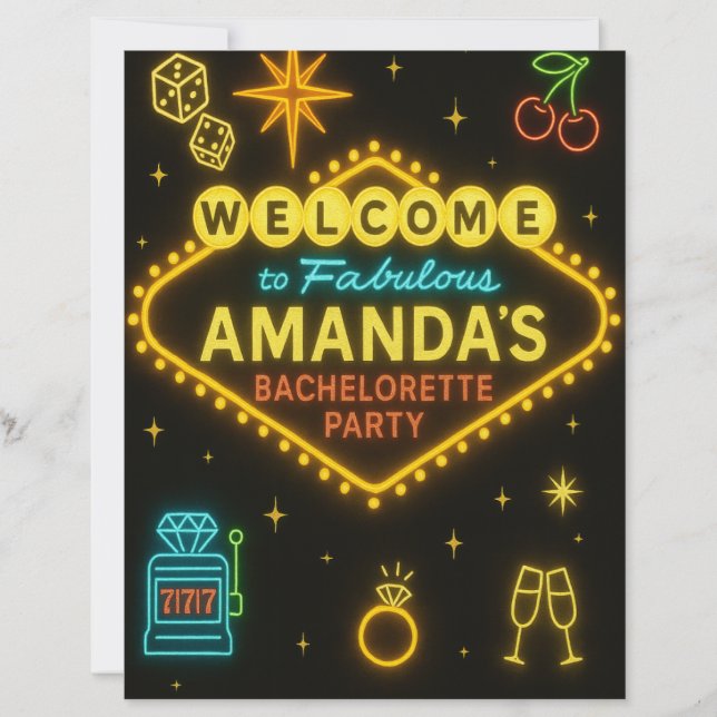 Vegas Bachelorette Party Drink Game-Take a Sip If (Framsida)