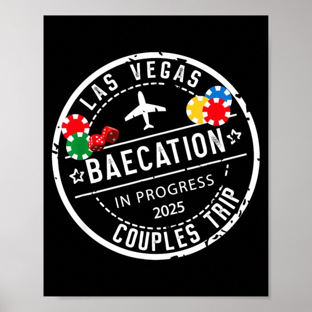 Vegas Baecation 2025 Couples Trip In Progress To L Poster (Framsidan)