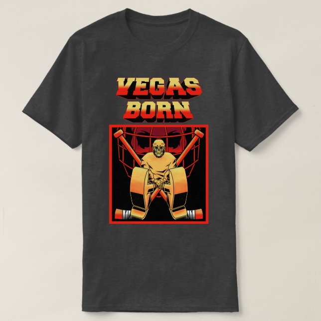 VEGAS BORN T SHIRT (Design framsida)