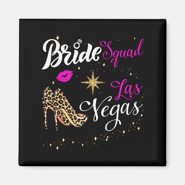 Vegas Bride Squad 2026 Married in Vegas Magnet (Framsidan)