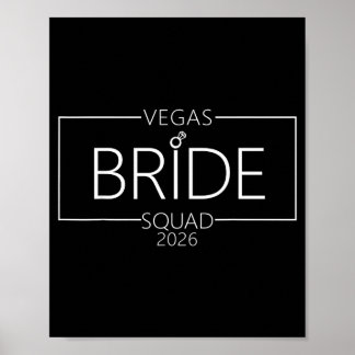 Vegas Bride Squad 2026 Married in Vegas Poster