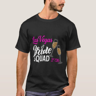 Vegas Bride Squad 2026 Married in Vegas T Shirt