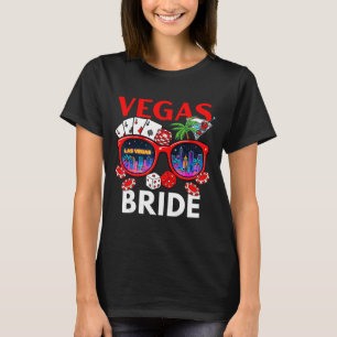 Vegas Bröllop Bride-Squad 2026 Möhippa T Shirt