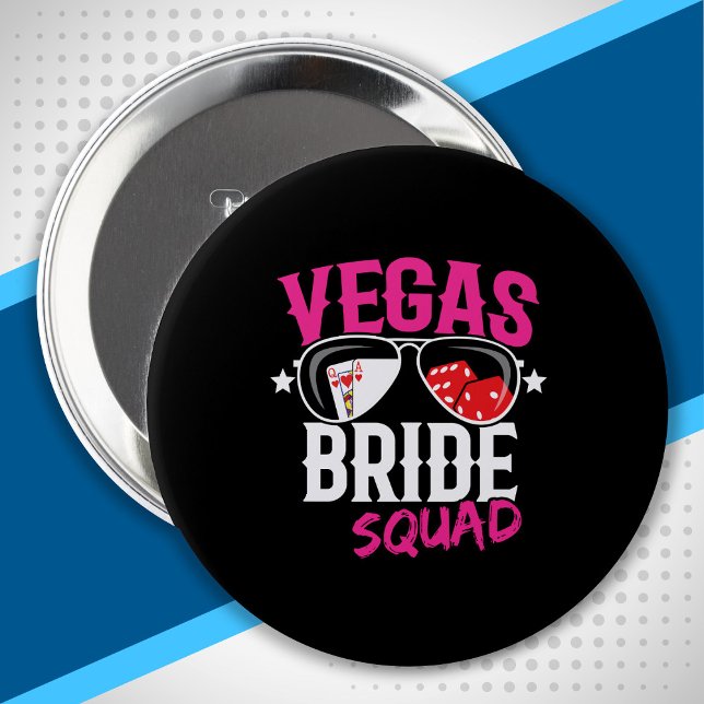 Vegas Bröllop Bride Squad Vegas Bachelorette Party Knapp (Skapare uppladdad)