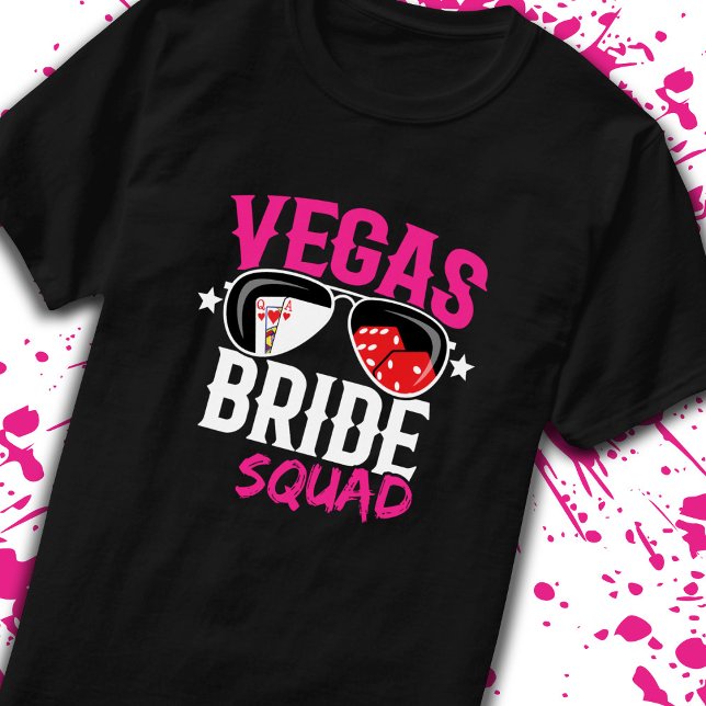 Vegas Bröllop Brud Squad Vegas Möhippa T Shirt (Skapare uppladdad)