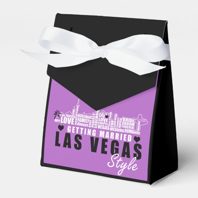 Vegas Bröllop Gift Ideas - Favoritboxar Presentaskar (Framsidan Sidan)