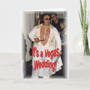 Vegas bröllop kort