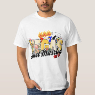 Vegas Bröllop Ny gifta Tee Shirt