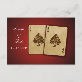 Vegas bröllop OSA 3,5 x 5 Kort