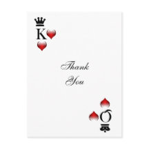 Vegas Bröllop Tack Card