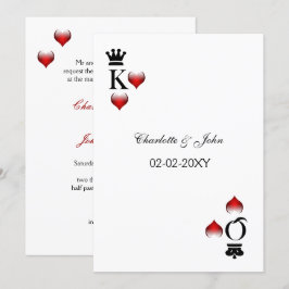 Vegas bröllopsinbjudan inbjudningar