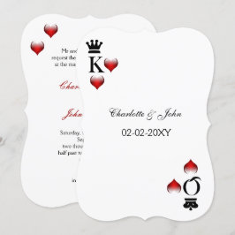 Vegas bröllopsinbjudan inbjudningar