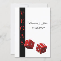 Vegas bröllopsinbjudan