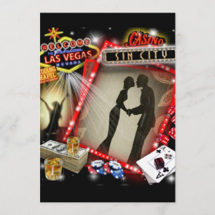 Vegas bröllopsinbjudningar inbjudningar