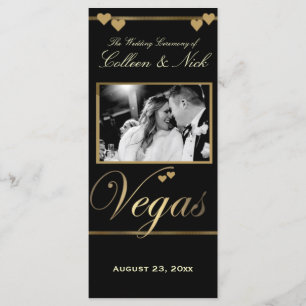 Vegas-Bröllopsprogram-mall Program