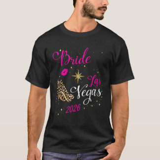 Vegas Brud Sällskap 2026 Gift i Vegas Möhippa T Shirt