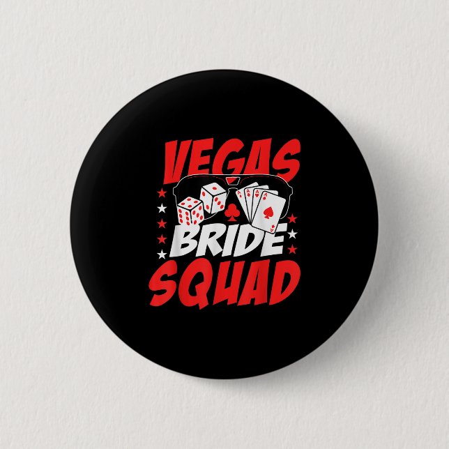 Vegas Brud Sällskap Bröllop Möhippa  Knapp (Framsida)